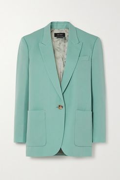 Lindaya Wool-twill Blazer - Mint