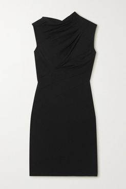 Holly Cutout Twisted Cotton-jersey Mini Dress - Black