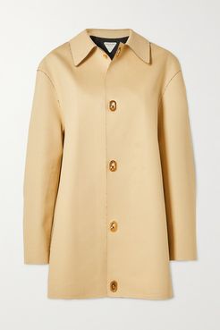 Convertible Bonded-cotton Jacket - Cream