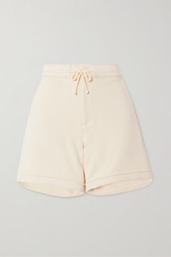 Utsikten Cotton-jersey Shorts - White