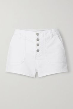 Nomey Denim Shorts - White