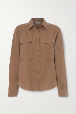 Willow Linen Shirt - Light brown