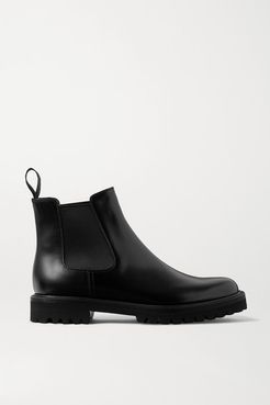 Nirah Leather Chelsea Boots - Black