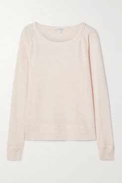 Cotton-terry Top - Pastel pink