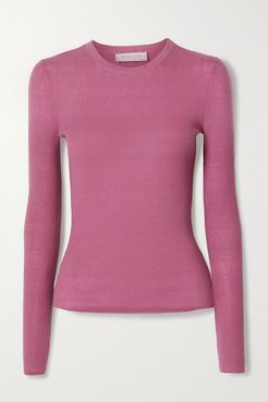 Ribbed Cashmere Sweater - Pink