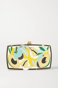 Mother Gold-tone And Enamel Clutch