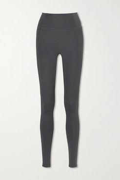 Net Sustain Compressive Stretch Leggings - Gray