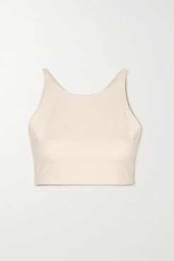 Topanga Stretch Sports Bra - Ivory