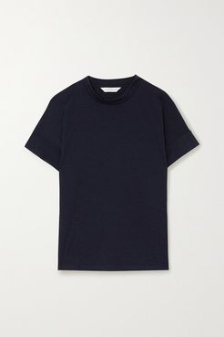 Merino Wool T-shirt - Navy