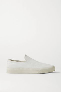 Marie H Canvas Slip-on Sneakers - Ivory