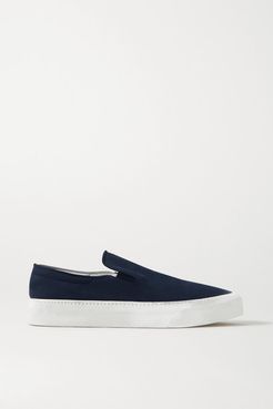 Marie H Canvas Slip-on Sneakers - Navy