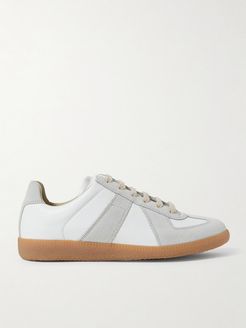 Replica Leather And Suede Sneakers - Off-white
