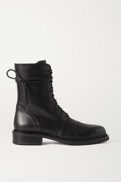 Leather Ankle Boots - Black