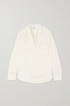 Spencer Jacquard Shirt - Ivory