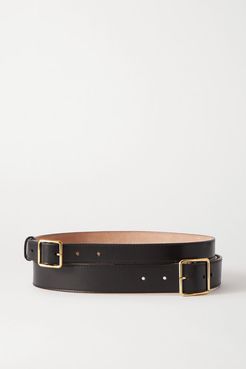 Leather Waist Belt - Black