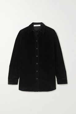 Bette Cotton-corduroy Shirt - Black