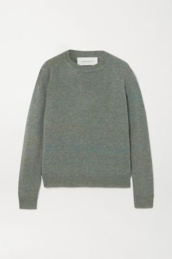 Mila Mélange Cashmere Sweater - Mint