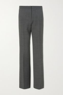 Woven Straight-leg Pants - Gray