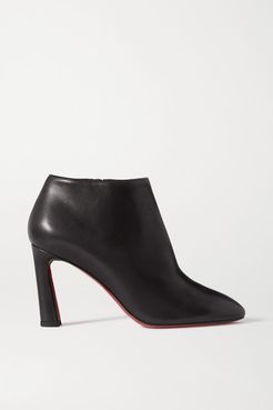 Eleonor 85 Leather Ankle Boots - Black