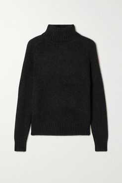 Atwood Alpaca-blend Turtleneck Sweater - Black
