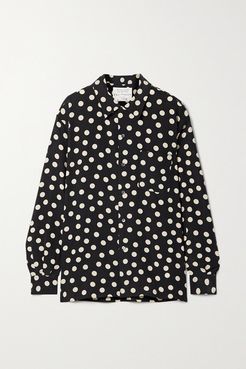 Archive 1 Polka-dot Silk Shirt - Black