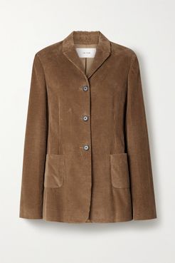 Giedre Cotton-corduroy Jacket - Light brown