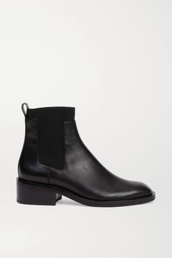 Alexa Leather Chelsea Boots - Black