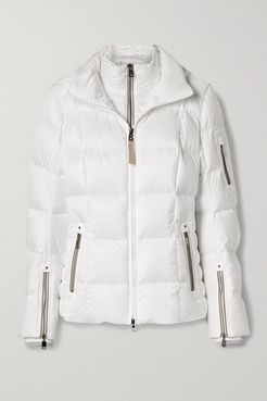 Coro-d Hooded Layered Quilted Down Ski Jacket - White