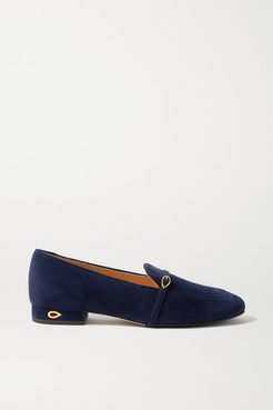 Fabrizio Suede Loafers - Midnight blue