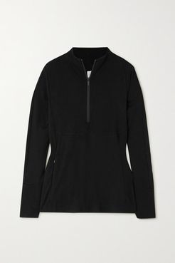 Formosa Stretch-jersey Sweatshirt - Black