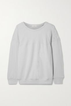 Cozy Time Stretch Modal-blend Sweatshirt - Light gray