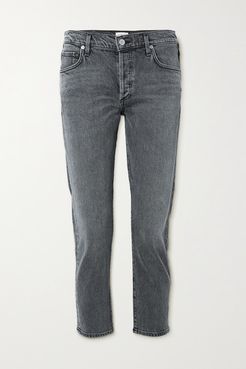 Emerson Mid-rise Slim-leg Jeans - Anthracite