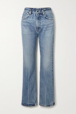 The Martin High-rise Straight-leg Jeans - Light denim