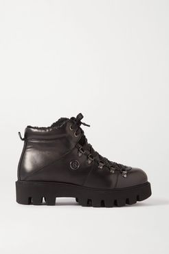 Copenhagen Shearling-lined Leather Ankle Boots - Black