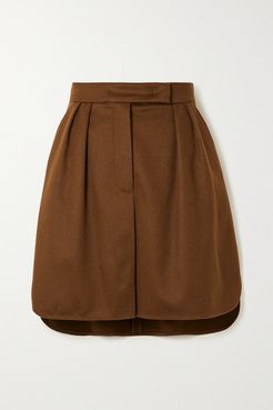 Zorro Camel Hair Mini Skirt - Brown
