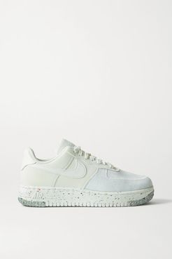 Air Force 1 Crater Faux Leather And Mesh Sneakers - White
