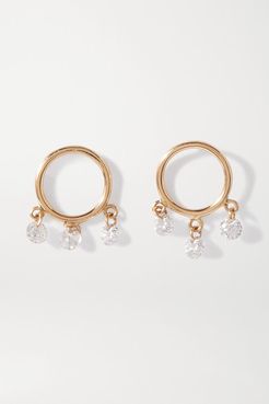 Bohème 18-karat Gold Diamond Earrings