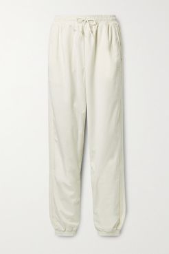 Striped Corduroy Track Pants - Off-white