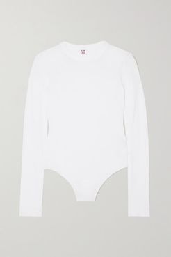 Cotton-jersey Bodysuit - White