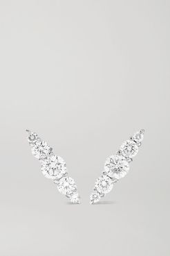 Aria 18-karat White Gold Diamond Earrings