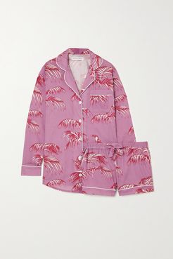 Bocas Printed Organic Cotton Pajama Set - Pink