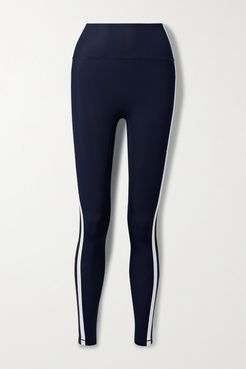 Headliner Striped Stretch Leggings - Midnight blue