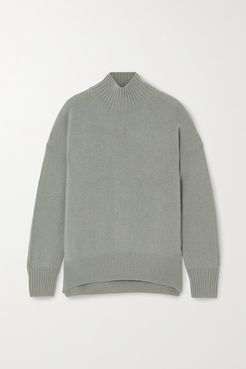 Cashmere Sweater - Gray green