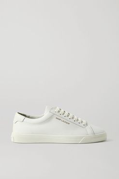 Andy Logo-print Leather Sneakers - White