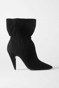 Etienne Suede Ankle Boots - Black