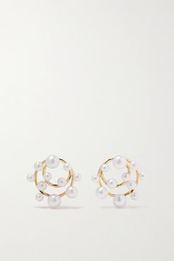 Nova 18-karat Gold Pearl Earrings