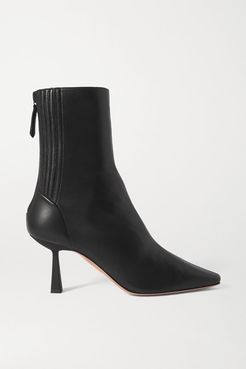 Curzon 75 Leather Ankle Boots - Black