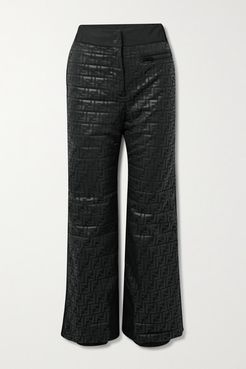 Printed Ski Pants - Black