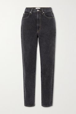 Beatnik High-rise Slim-leg Jeans - Charcoal