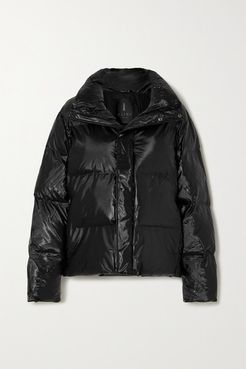 Quilted Padded Shell Jacket - Black